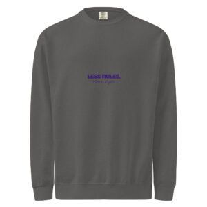 Alternative view of Unisex garment-dyed sweatshirt