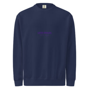 Unisex garment-dyed sweatshirt